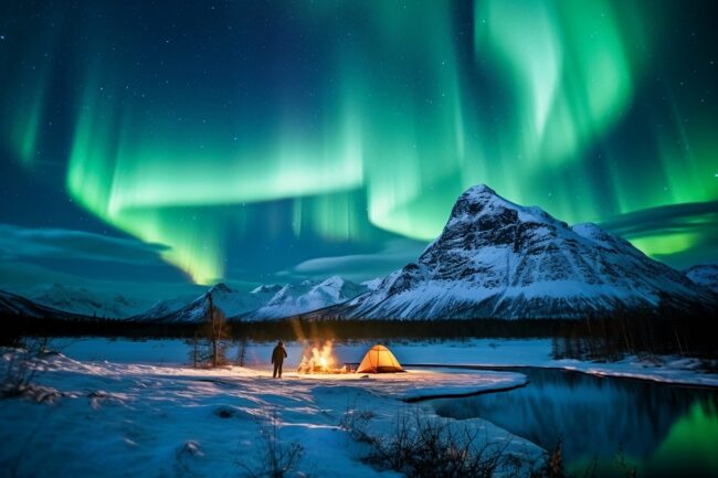 voyage en laponie aurores boreales